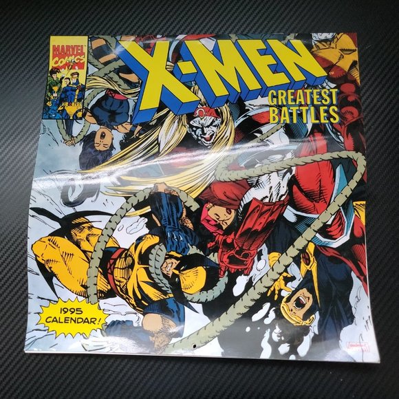 Marvel Wall Decor Vtg Marvel Comics Xmen Greatest Battles 995 Full